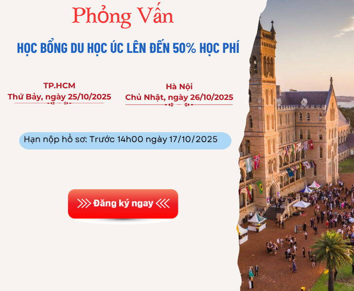 Săn học bổng du học Úc lên đến 50% học phí cùng ICMS